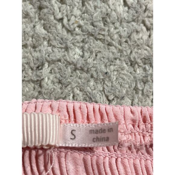 Francesca's Mi Ami Tiered Tank Maxi Dress Womens Size Small Shirred Ruched Pink - Picture 8 of 9